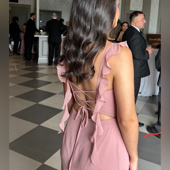 Azazie Bridesmaid Dress Dusty Rose - Picture 12 of 12